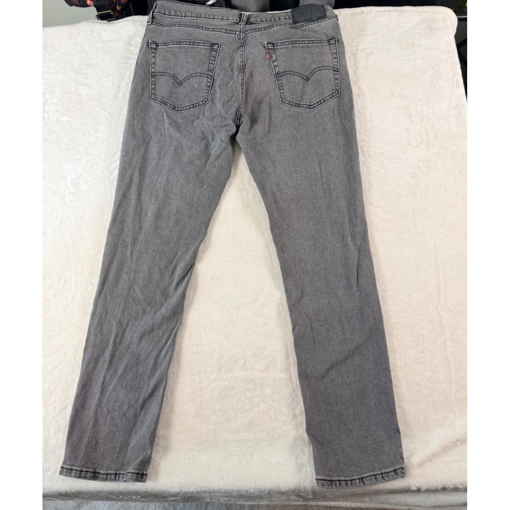 Levi's 511 Gray Slim Fit Jeans W36 L32 Stretch Denim Men - Picture 5 of 8